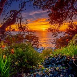 Пазл: Морской закат      