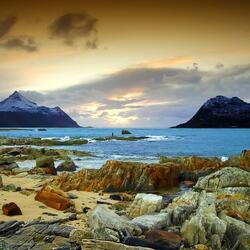 Пазл: Каменистый берег     