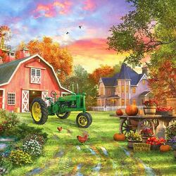 Пазл: Продажа тыквы