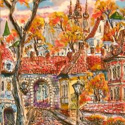 Пазл: Осень в старом городе