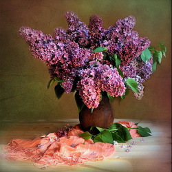 Пазл: Букет сирени