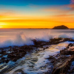 Пазл: Морской закат  