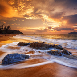 Пазл: Морской закат    