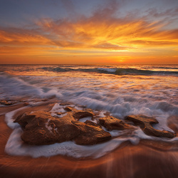 Пазл: Морской закат      