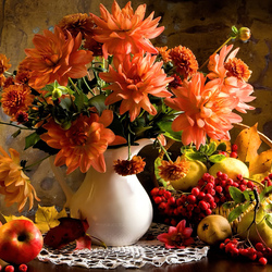 Пазл: Георгины