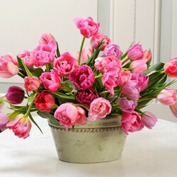 Пазл: Букет тюльпанов