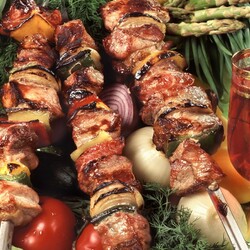 Пазл: Шашлык и вино