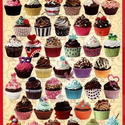 Пазл: Кексики-мечта сладкоежки