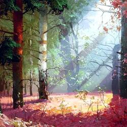 Пазл: Солнечные лучи