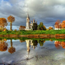 Пазл: Вологодский пейзаж