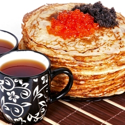 Пазл: Блины с икрой