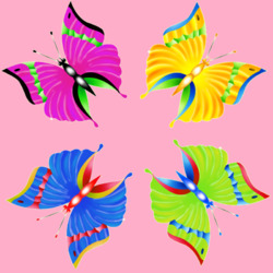 Пазл: Бабочки