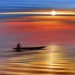 Пазл: Морской закат     