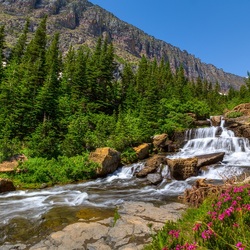 Пазл: Горная речка   