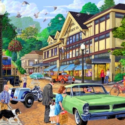 Пазл: Поездка в город