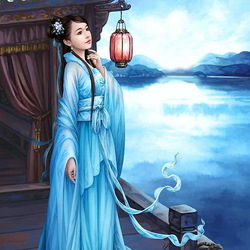 Пазл: Сумерки на реке