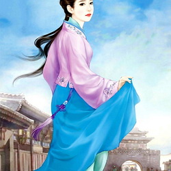 Пазл: Молодая китаянка