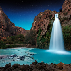 Пазл: Водопад  