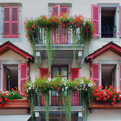 Пазл: Красочные окошки