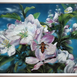 Пазл: Яблони в цвету