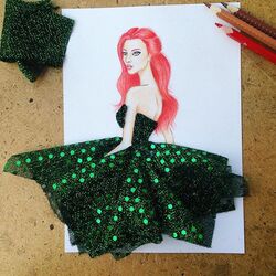 Пазл: В зеленом