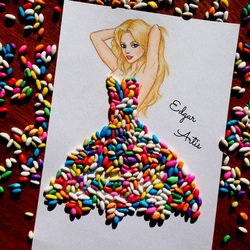 Пазл: Кунжутное платье