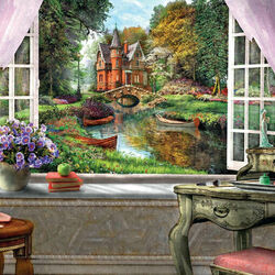 Пазл: Вид из спальни