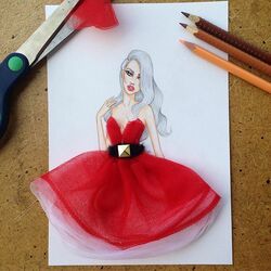 Пазл: В красном