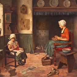 Пазл: На кухне