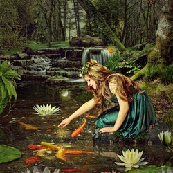 Пазл: Лесная фея