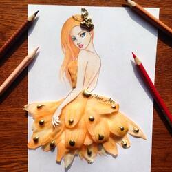 Пазл: В оранжевом