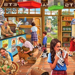 Пазл: Зоомагазин