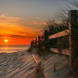 Пазл: Морской закат      