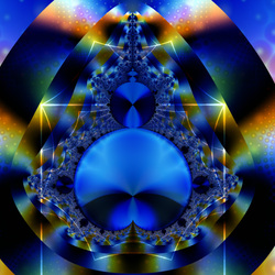 Пазл: Голубой