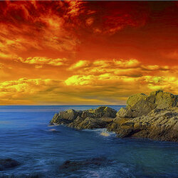 Пазл: Морской закат     