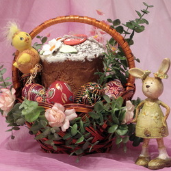 Пазл: Пасхальная корзинка