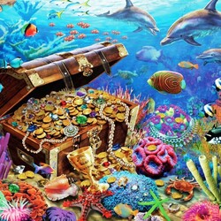 Пазл: Подводные сокровища