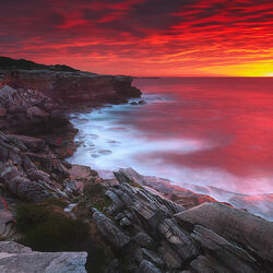 Пазл: Морской закат      