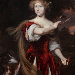 Пазл: Леди в костюме Дианы