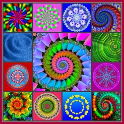 Пазл: Фрактальный коллаж