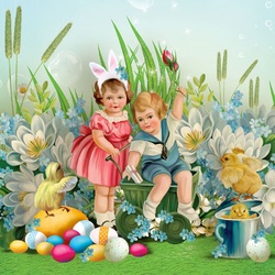 Пазл: Счастливой Пасхи
