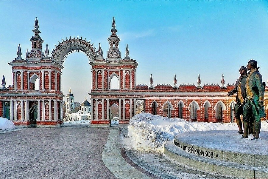 Парк царицыно зимой фото