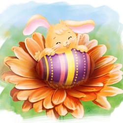 Пазл: Пасхальный кролик