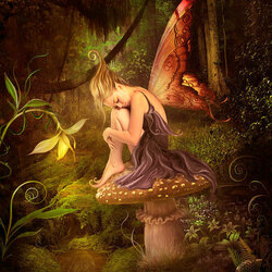 Пазл: Лесная фея