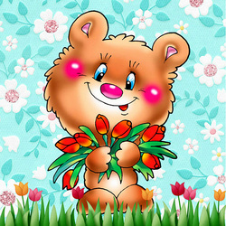 Пазл: И Вам цветочек