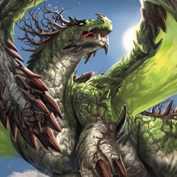 Пазл: Зеленые крылья