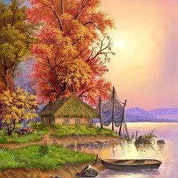 Пазл: Рыбацкий домик