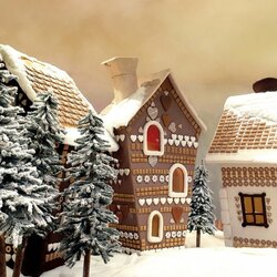 Пазл: Сладкие домики