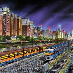 Пазл: Ночной Чикаго