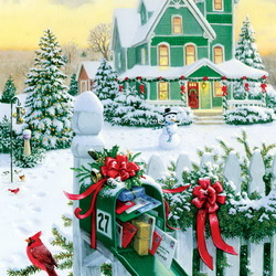 Пазл: Праздничная почта